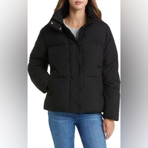 Stand Collar Puffer Jacket
Sam Edelman Classic Black Puffer Large L